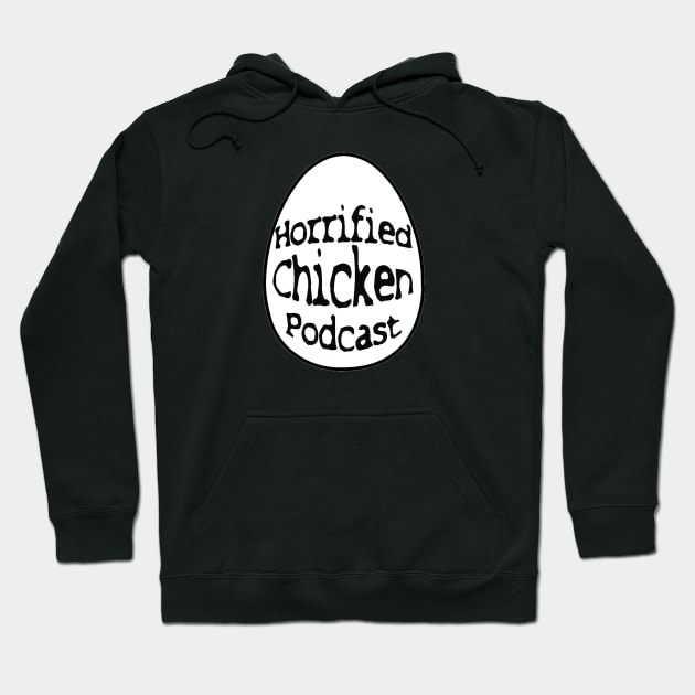 Horrified Chicken egg logo Hoodie by Horrified